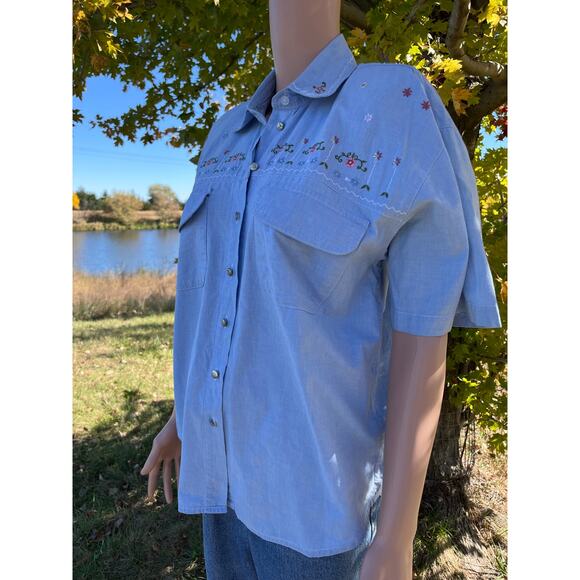 Vintage Embroidered Cottagecore Shirt - Picture 4 of 8